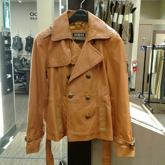 Guess Jackets & Blazers - Guess Leather Jacket